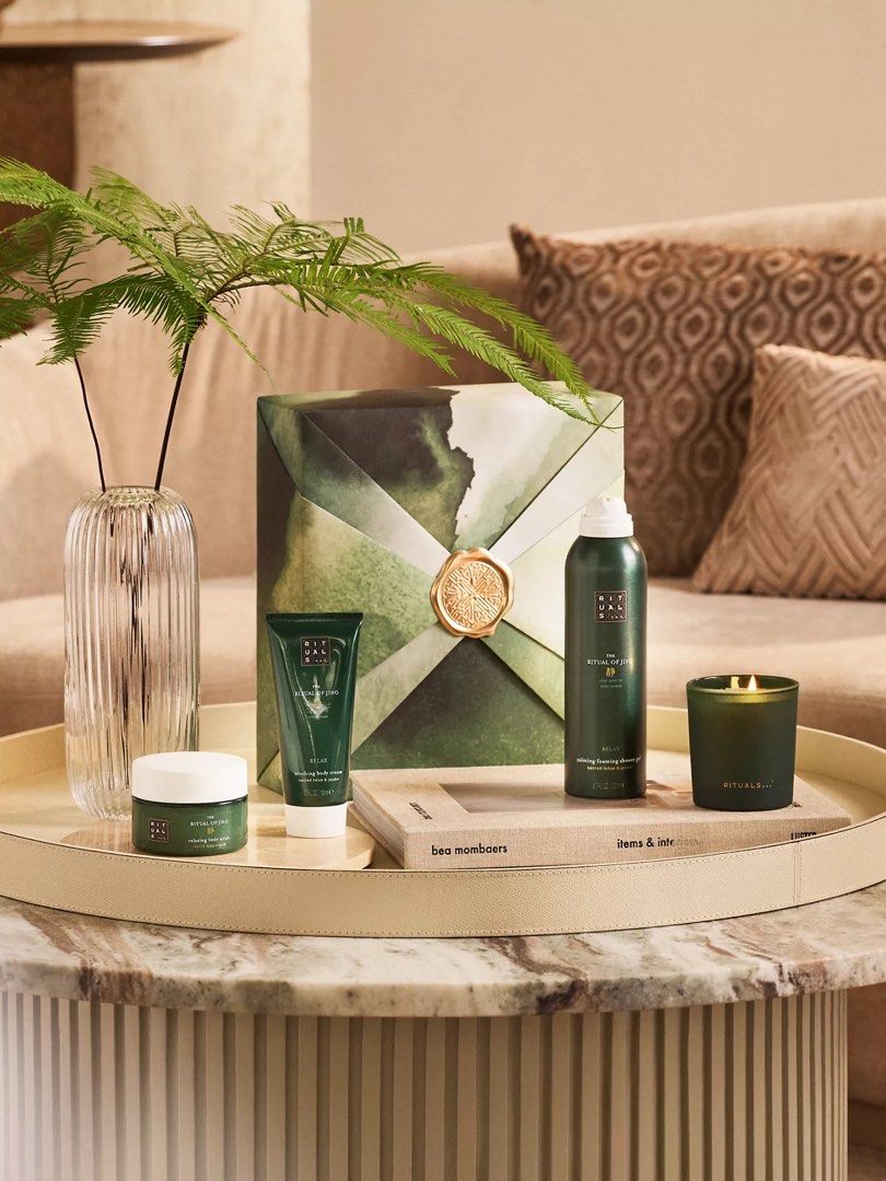 2026 Rituals - RITUAL OF JING Gift Set M 套裝 淋浴啫喱泡沫、潤膚霜、磨砂霜 、香氛蠟燭The ...