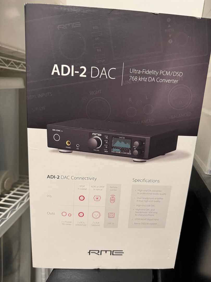 RME ADI-2 DAC FS (AKM version) 及線性電源, 音響器材, 其他音響配件