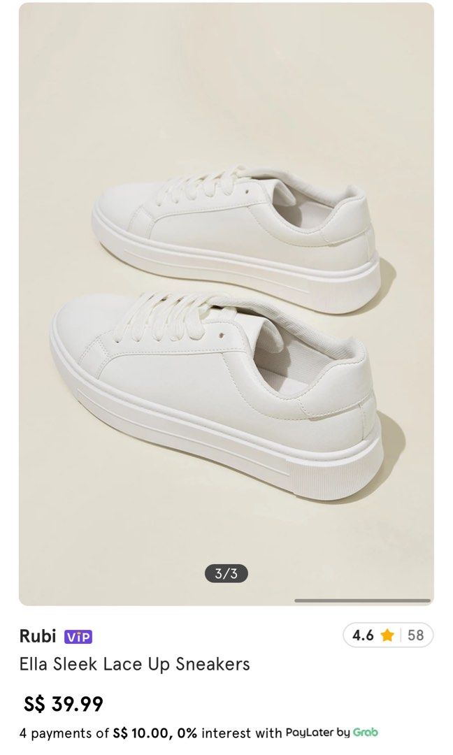Rubi white sneakers clearance