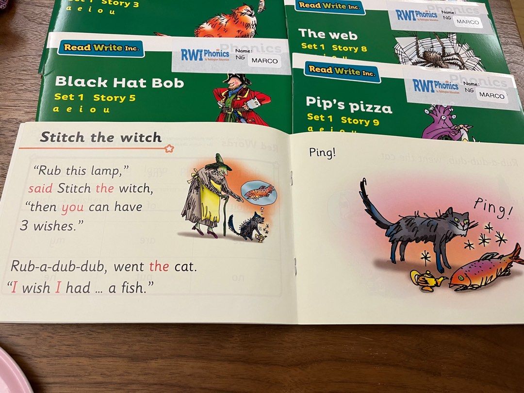 [已售]RWI, Read Write Inc, Green, storybook 110, 興趣及遊戲, 書本 & 文具, 教科書