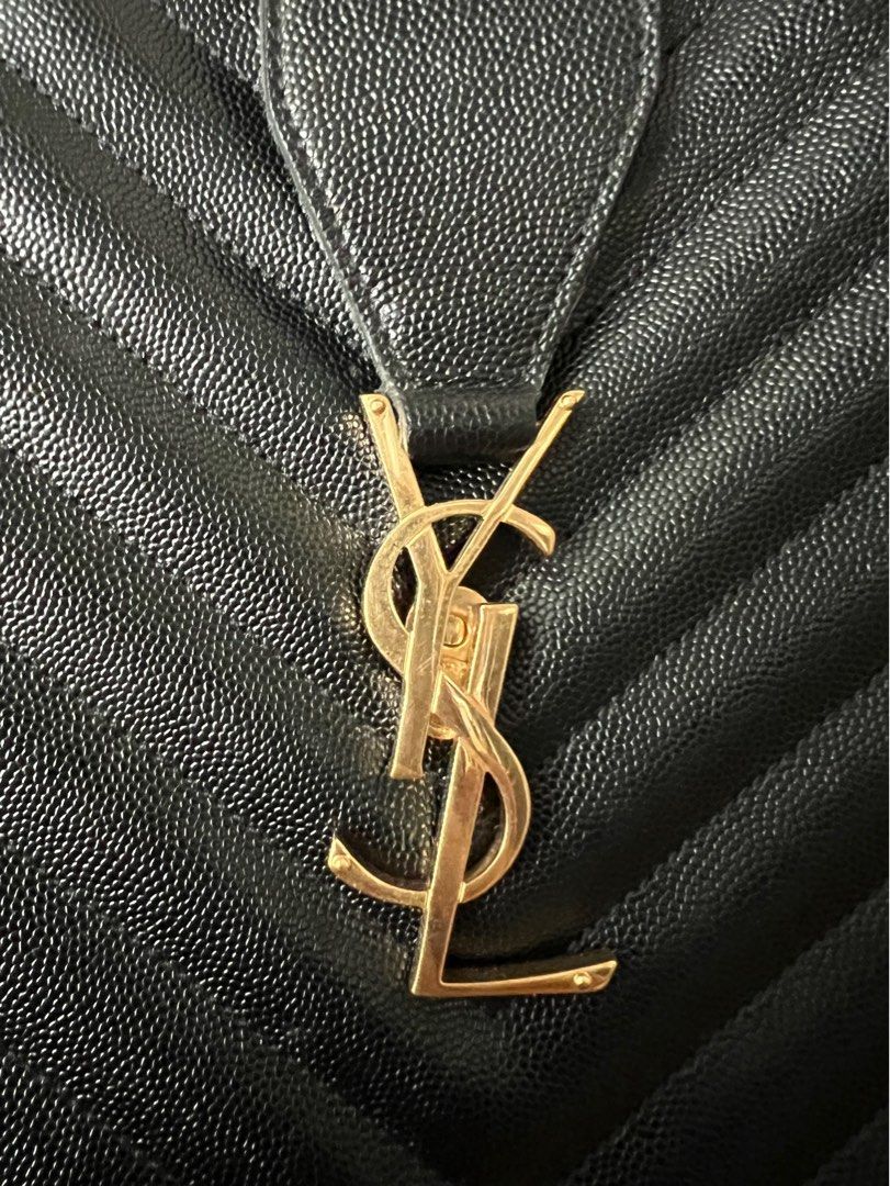 Ysl logo sales scratched