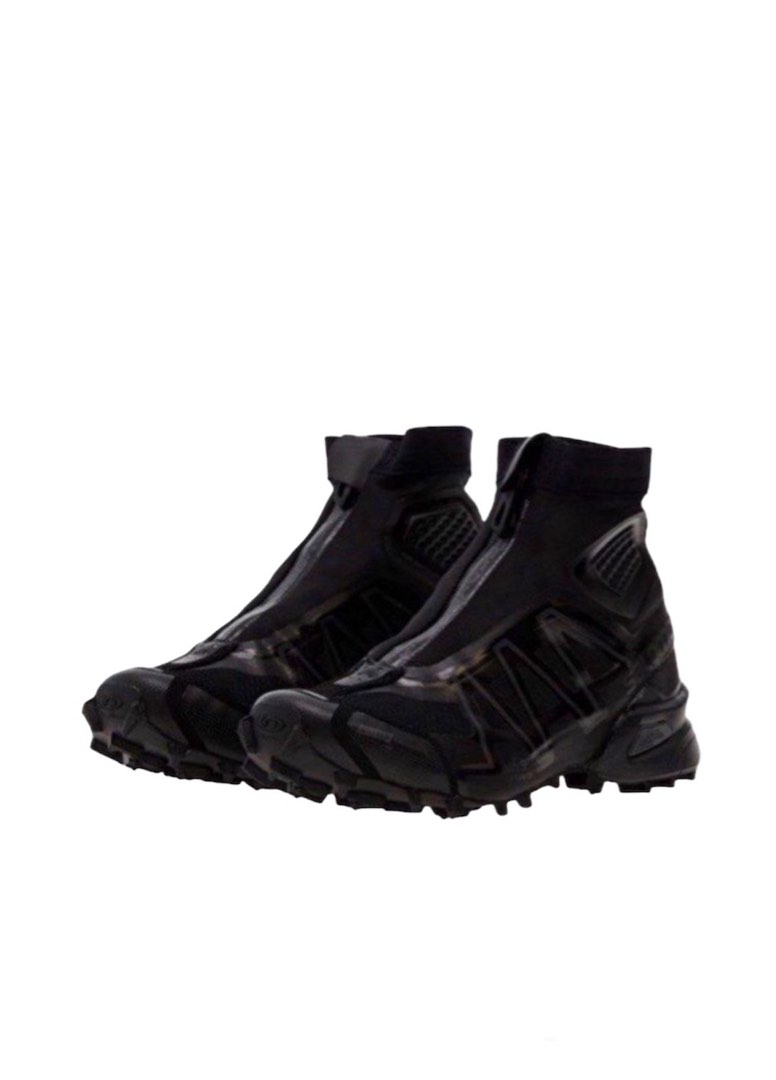 Salomon Advanced Snowcross 1 Black Tech High Hi Cut Shoes