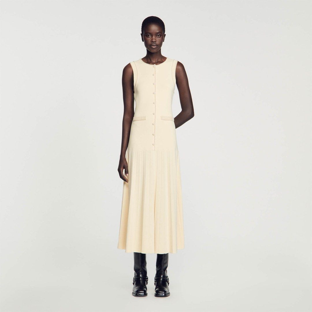 Sandro pearl dress best sale