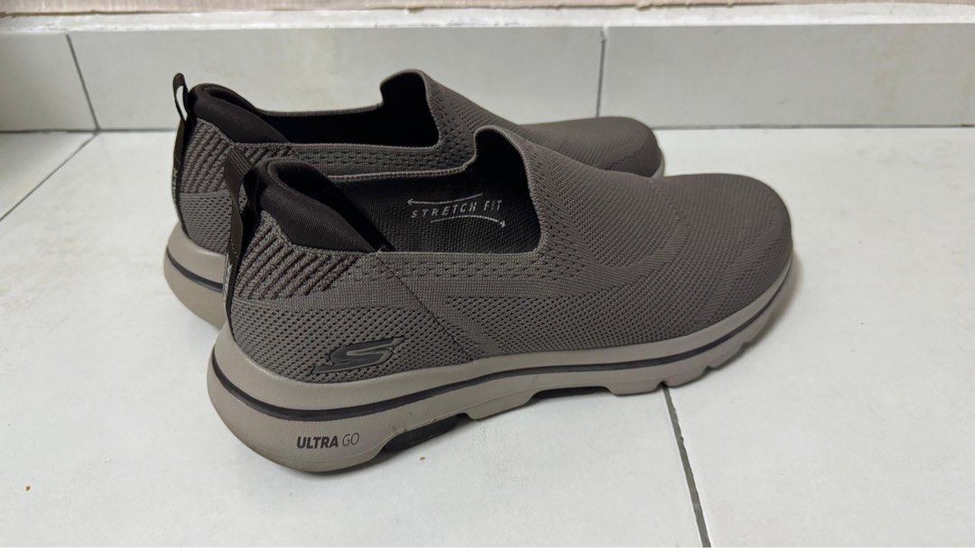 Skechers go walk online 5 mens silver