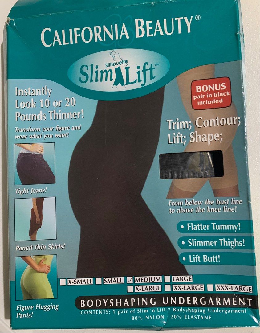 California' Beauty Slim N Lift California Beauty Bodyshaping Undergarment  Beige 