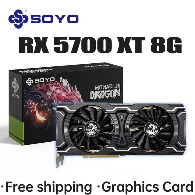 SOYO RX 5700XT 8GB Graphics Card GPU GDDR6 256Bit, Computers & Tech ...