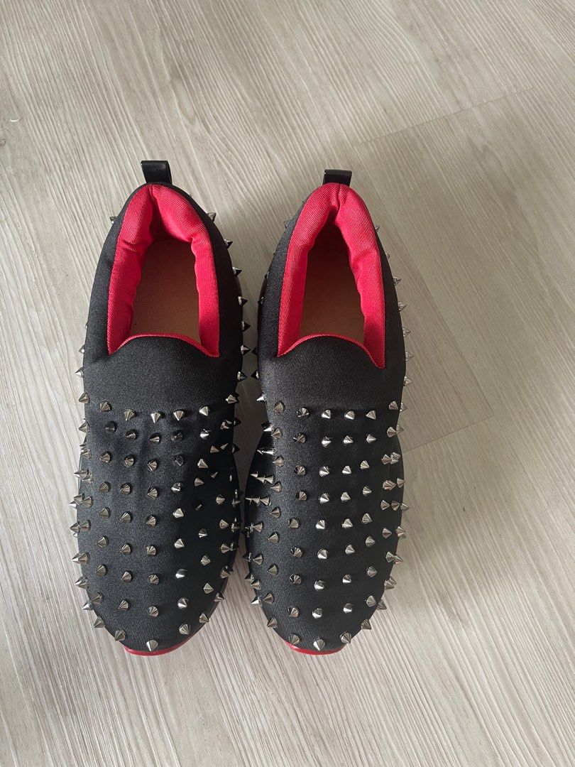 Red prom shoes with spikes on sale
