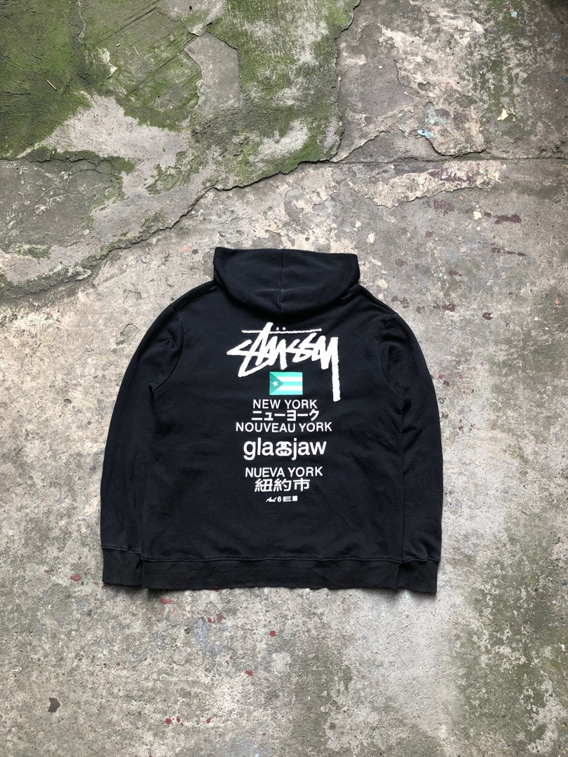 Stussy X glassjaw hoodie Men s Fashion Tops Sets Hoodies on