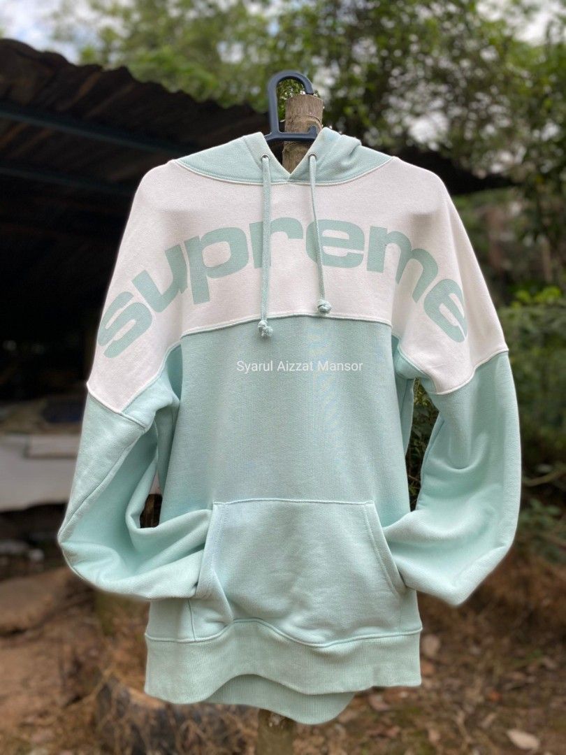 Supreme blocked hooded on sale