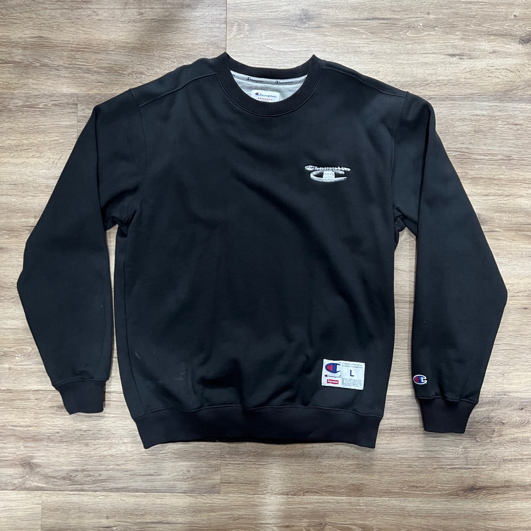 Supreme x Champion Sweatshirt Men s Fashion Tops Sets Tshirts