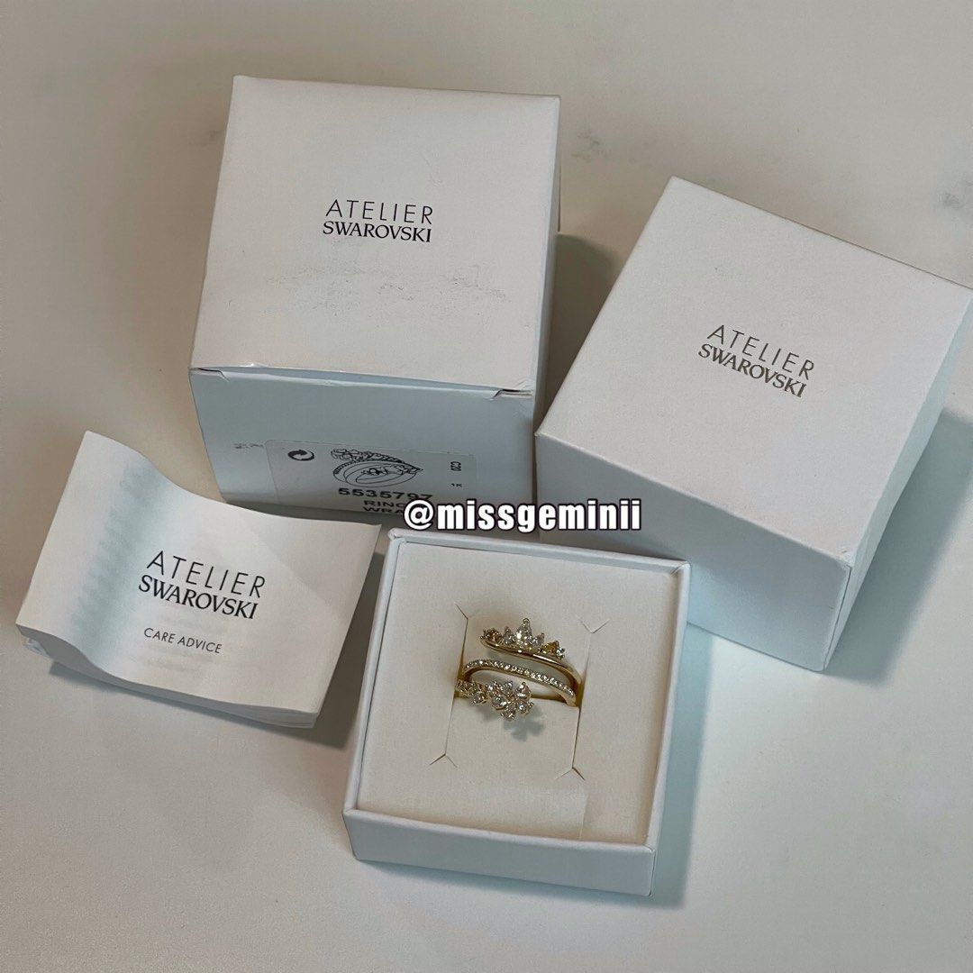 Botanical outlet ring swarovski