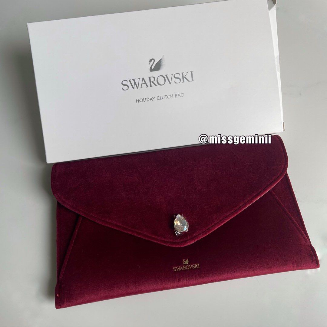 Swarovski holiday clutch bag deals