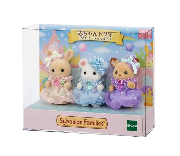 Sylvanian Families Baby Trio Jellyfish Set (Category: Figurines & Statues) located in Quezon City. Submitted by jdc21 (Listing ID 1275016228, Image 2). Description: Taking preorders Brand new in box From Japan Sourcing available upon request.