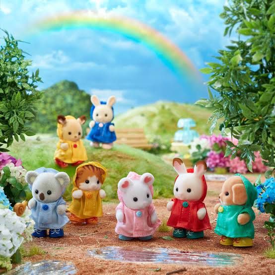 Sylvanian Families Raincoat Babies Set (Category: Babies & Kids Fashion) located in Quezon City. Submitted by jdc21 (Listing ID 1275015660, Image 1). Description: Taking preorders Brand new in box From Japan Sourcing available upon request.