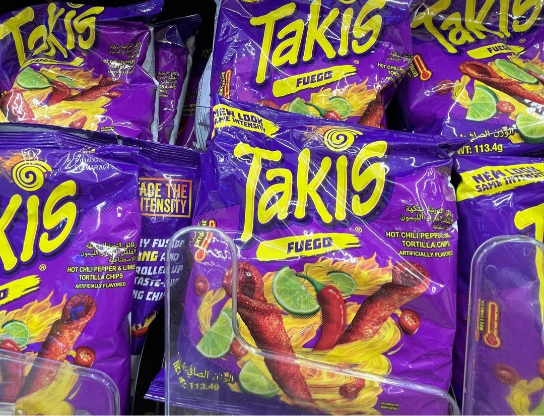 Takis Chips Fuego Flavor 4oz or 113.4g, Food & Drinks, Other Food