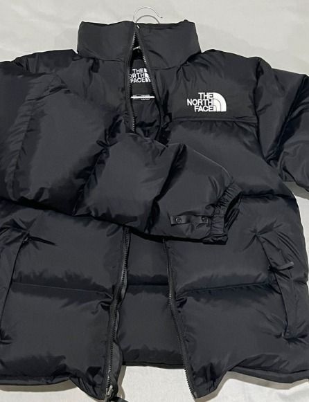 All black north face nuptse outlet