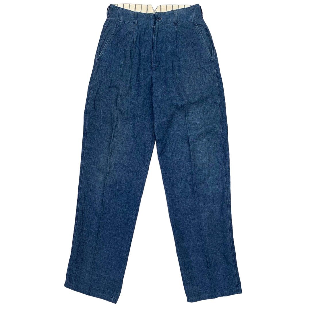 TN MEN US NAVY DECK INSPIRED LINEN INDIGO Men s Fashion