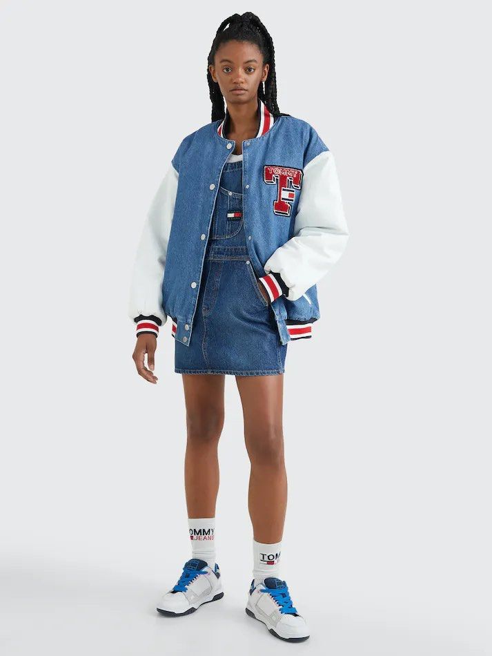 Jean hotsell letterman jacket