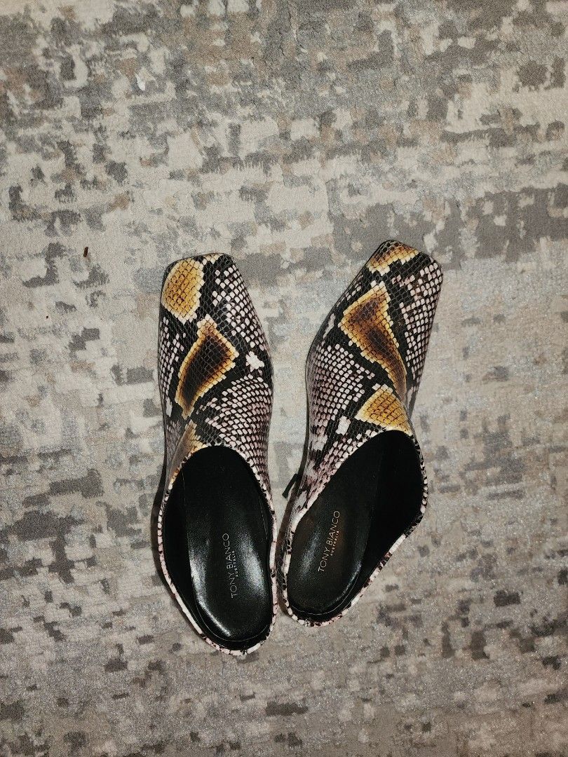 Tony bianco snakeskin booties hot sale