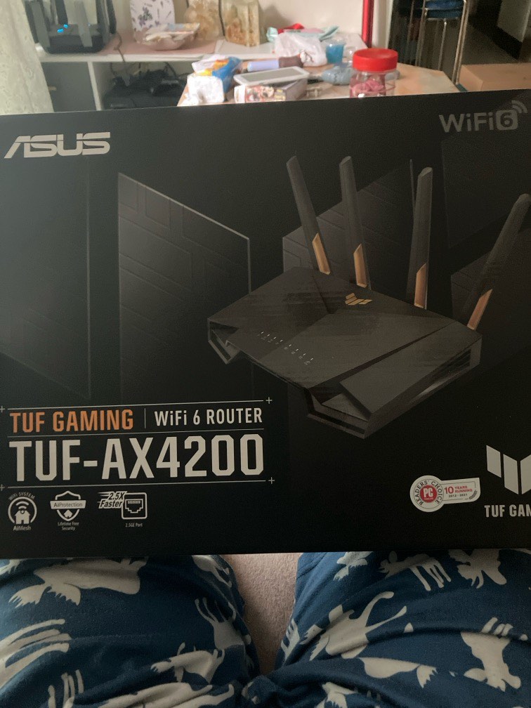 Tuff Router TUF-AX4200, Computers & Tech, Parts & Accessories, Networking on Carousell