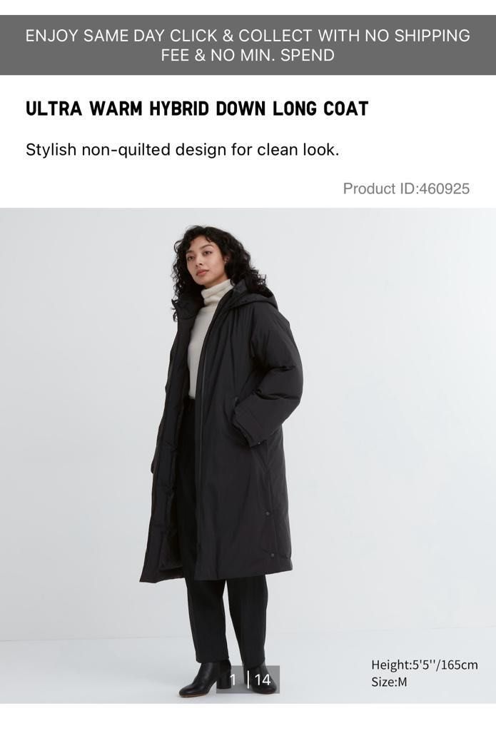 Ultra Warm Hybrid Down Long Coat Women s Fashion Coats Jackets