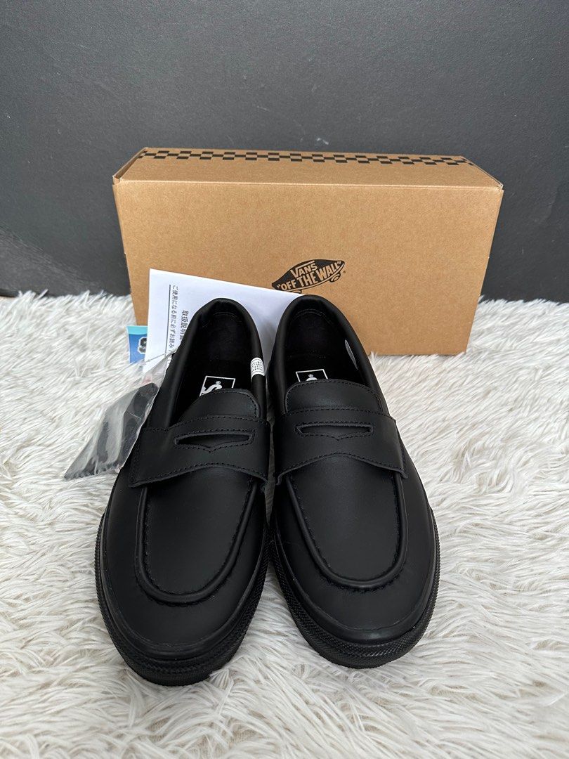 Vans leather loafers deals