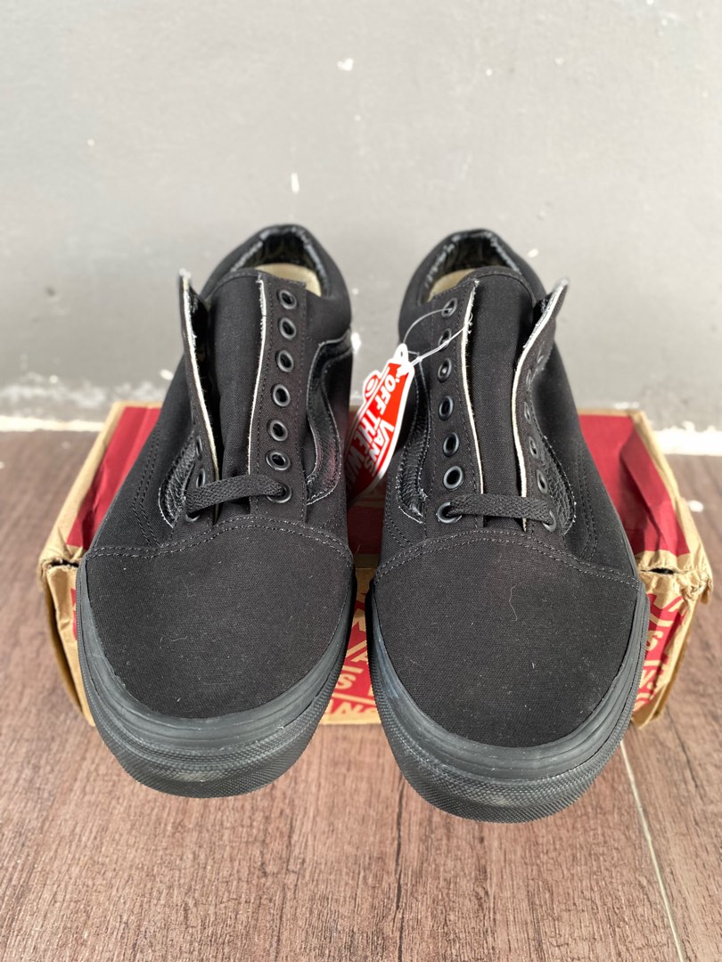 Vans Old Skool Black All Black Vans Shoes Vans Old Skool All Black