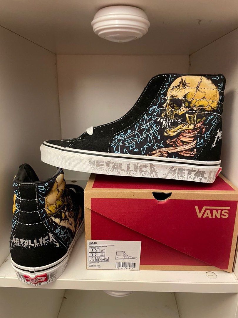 Vans metallica retail on sale