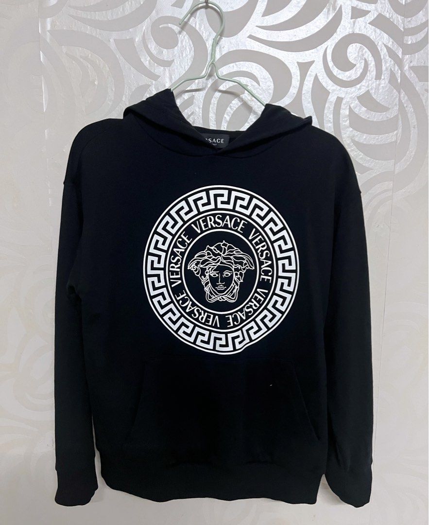 Versace logo hoodie cheap