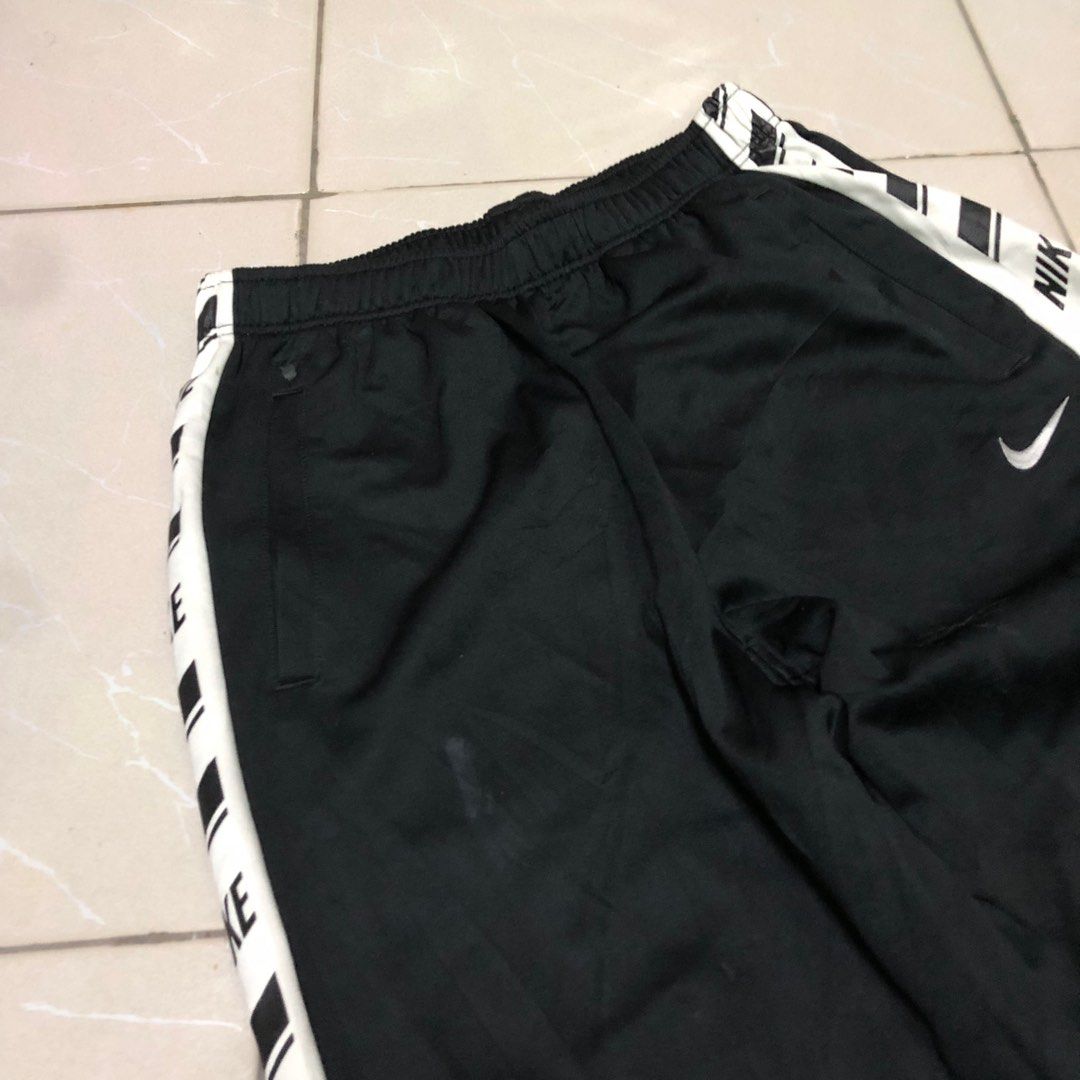 Nike tape track pants black shop