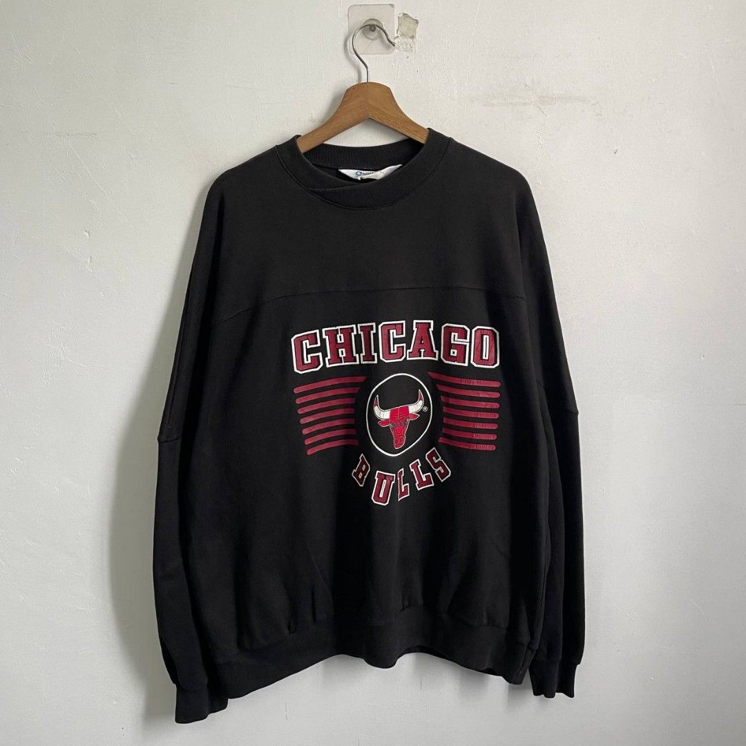 Vintage sweatshirt chicago bulls Men s Fashion Tops Sets