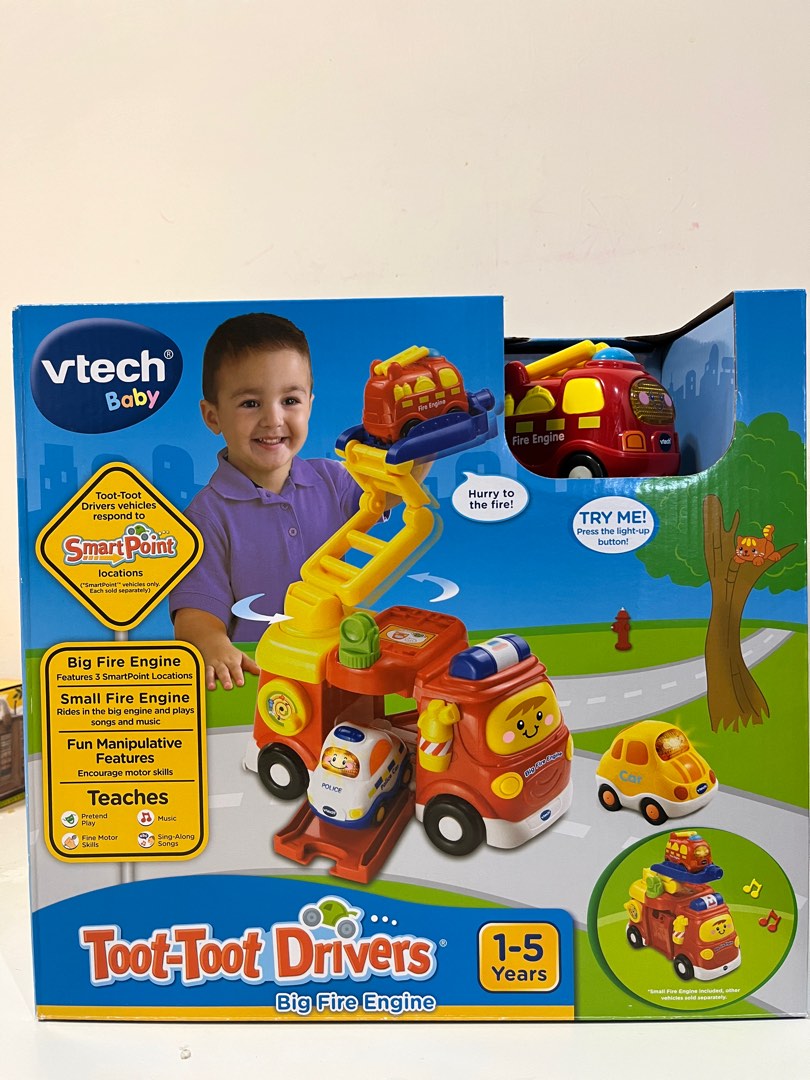 Toot toot drivers big fire engine top