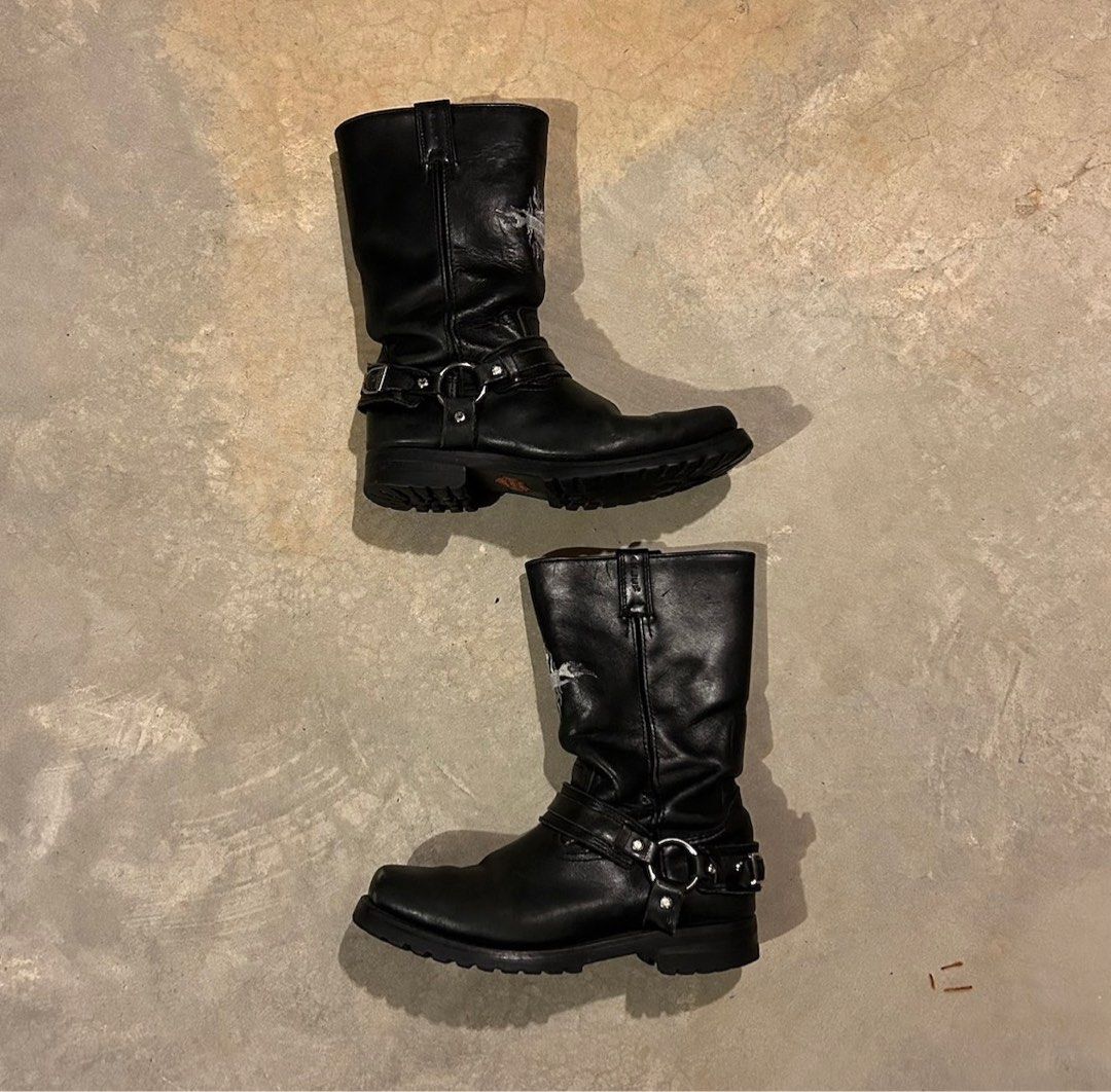 Frye belted harness boots hot sale