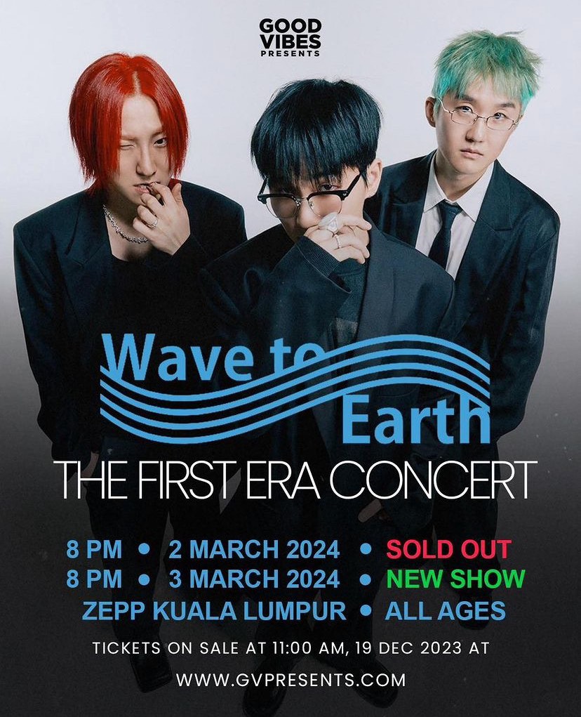WAVE TO EARTH CONCERT, Tickets & Vouchers, Event Tickets on Carousell