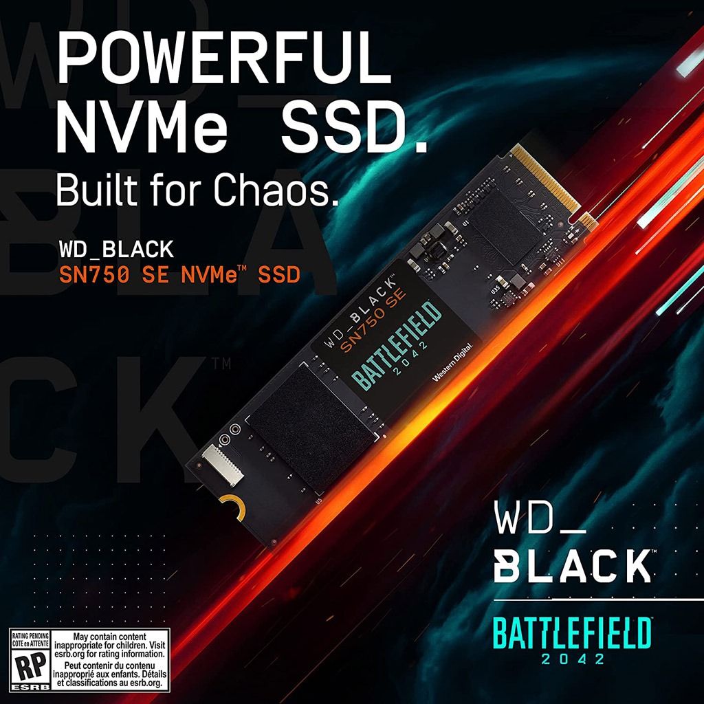 WD BLACK Disque SSD interne de jeu SN770 NVMe 1 To - Gen4 PCIe, M.2 22
