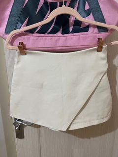 White Cream Short Skort Skirt
