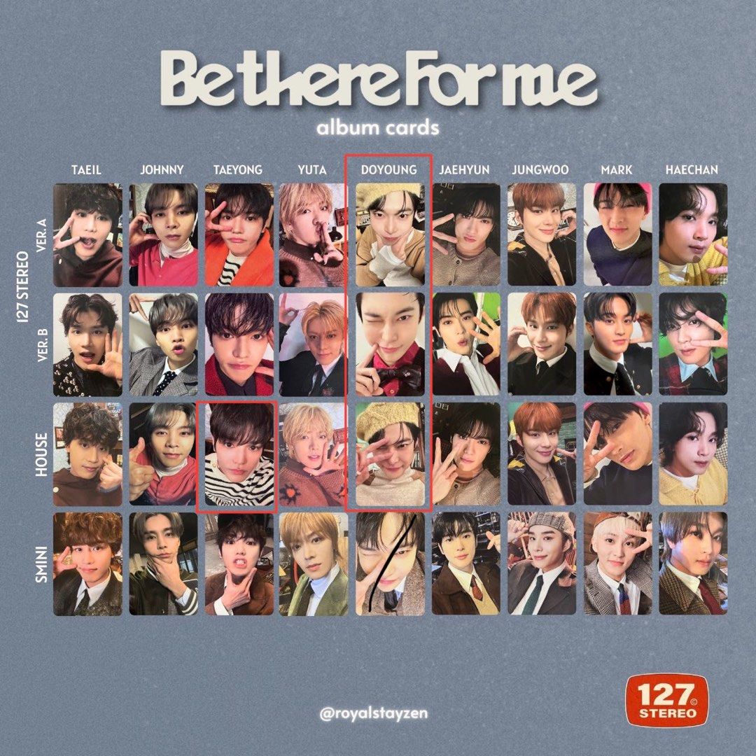 wts/wtt be there for me nct127 nct 127 taeil winter special mark