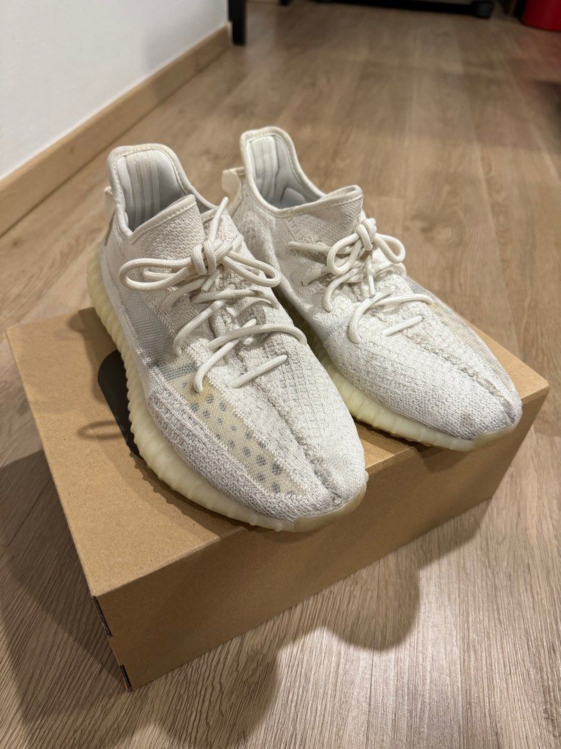 Yeezy Boost 350 V2 Bone Men s Fashion Footwear Sneakers on