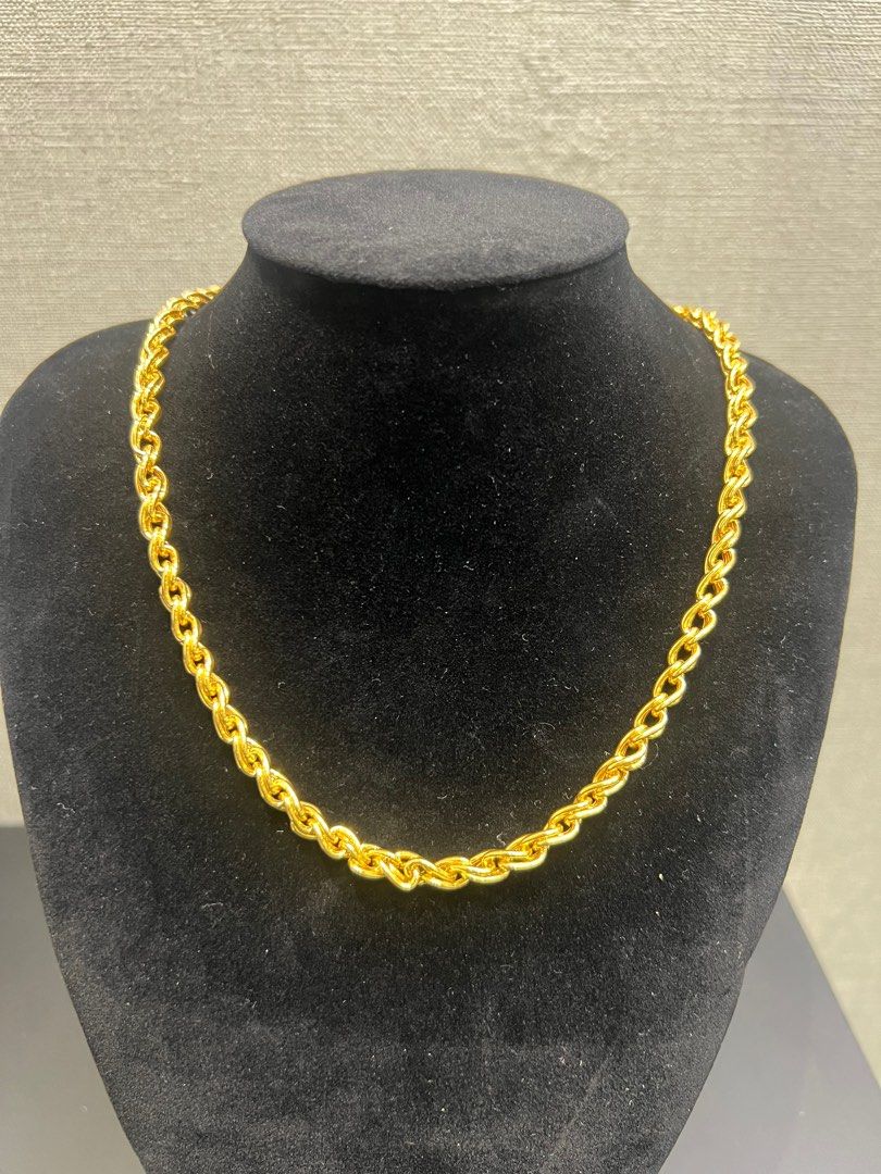Gold chain design necklace hot sale