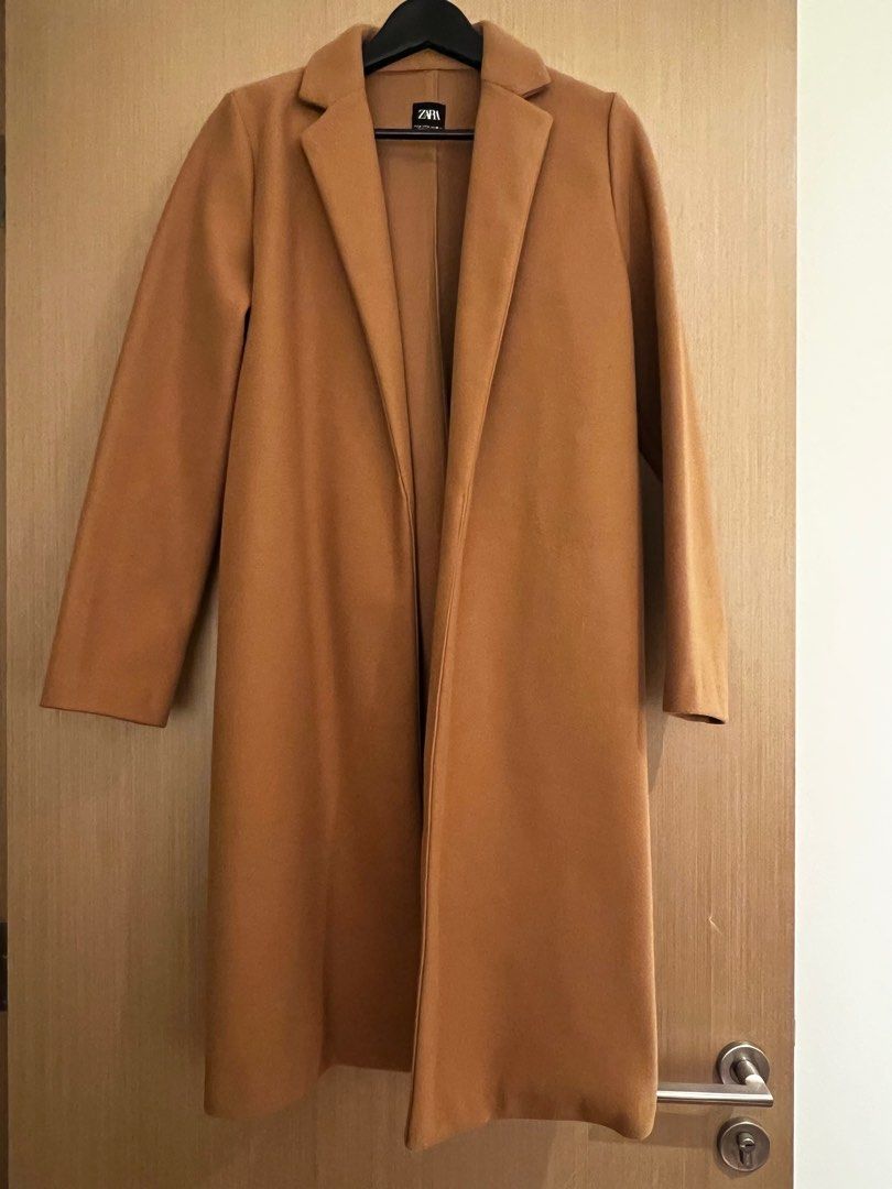 Zara basic 2025 camel coat
