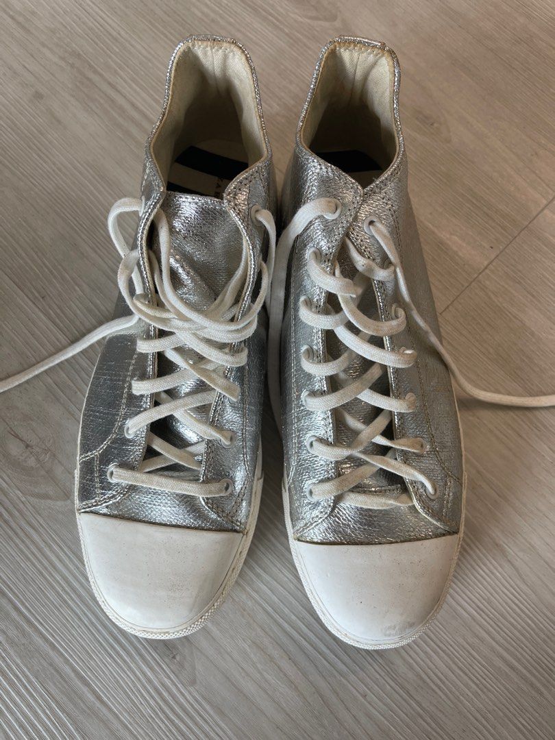 Zara silver shoes