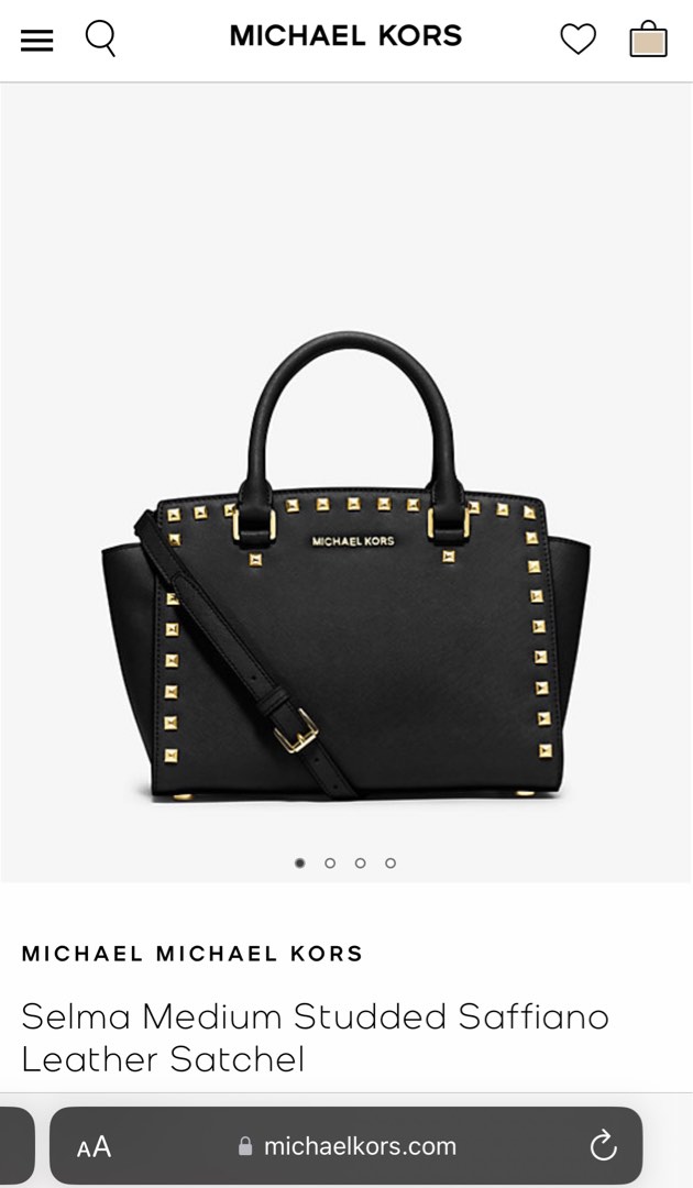 Selma medium saffiano leather satchel hotsell