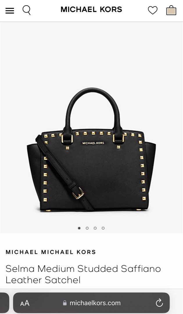 Selma medium metallic leather crossbody sales
