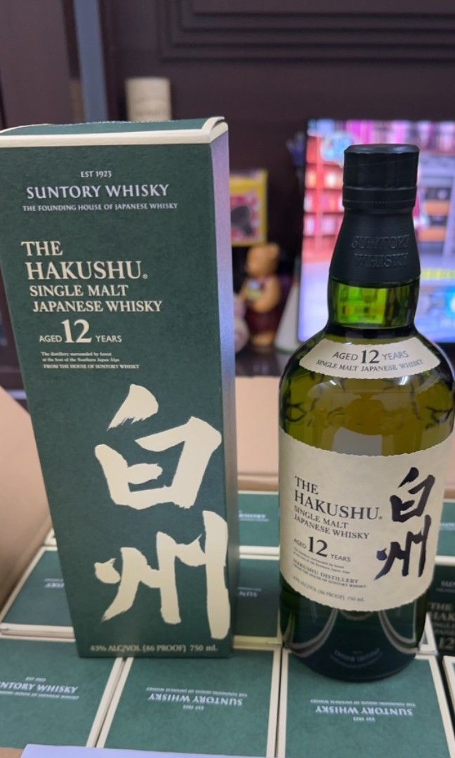 白州12年美版750ml, 嘢食& 嘢飲, 酒精飲料- Carousell