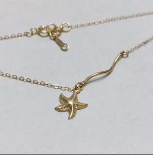⭐️14K注金 流星滿天鎖骨鏈 星星項鍊 鎖骨鍊 通體美國14KGF Yus1997