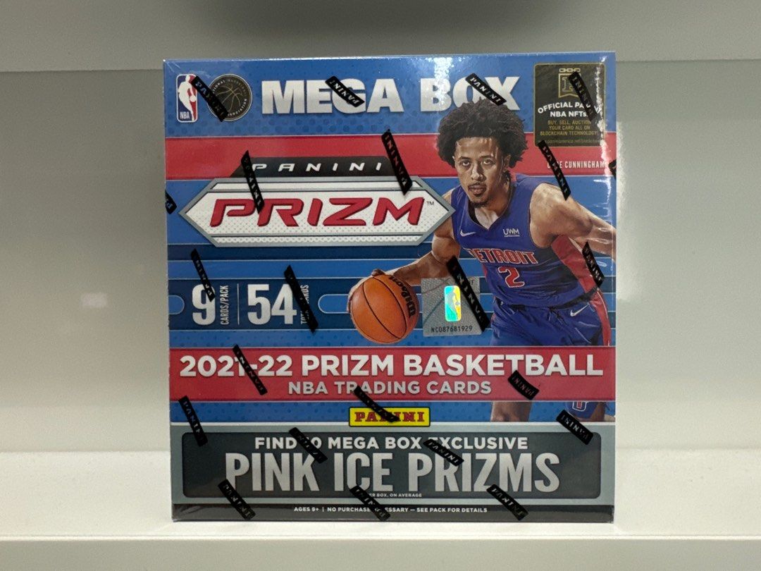 2021-2022 Panini Prizm NBA Basketball Mega Box, 興趣及遊戲, 玩具