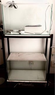 2ft Fish tank with Rack and light (full set)