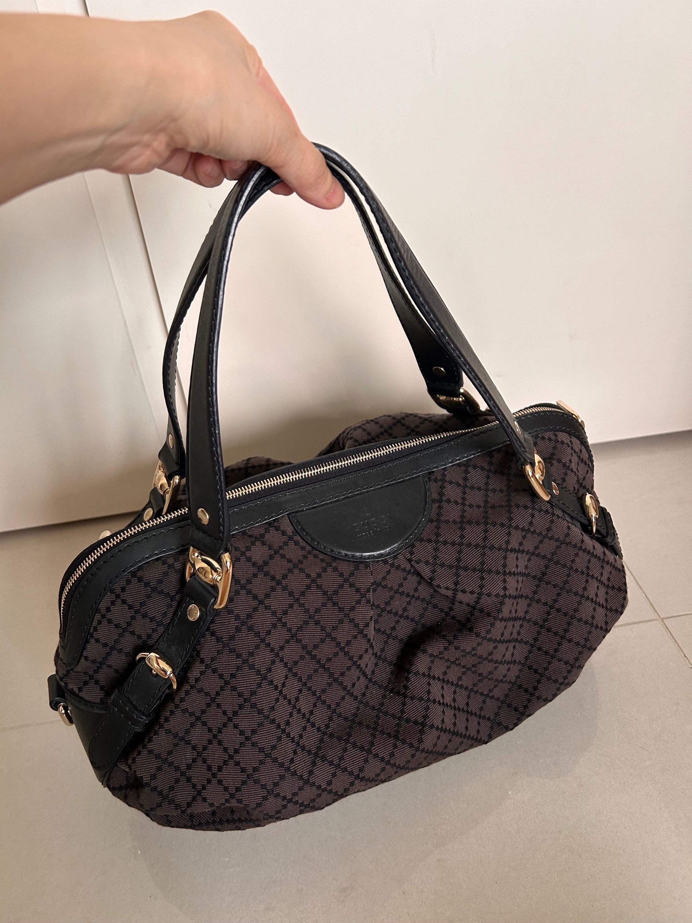 45 OFF Gucci Diamante Sukey Duffle Bag in Canvas