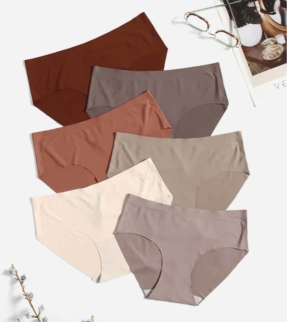 6pcs Seamless Underwear Panties, Women's Fashion, New Undergarments &  Loungewear on Carousell