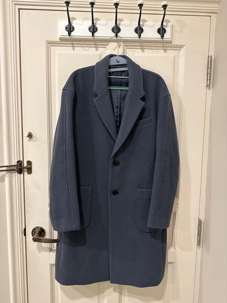 8 Seconds Korea Blue Wool Long Coat Men s Fashion Coats Jackets 8-seconds-korea-blue-wool-long-coat-men-s-fashion-coats-jackets